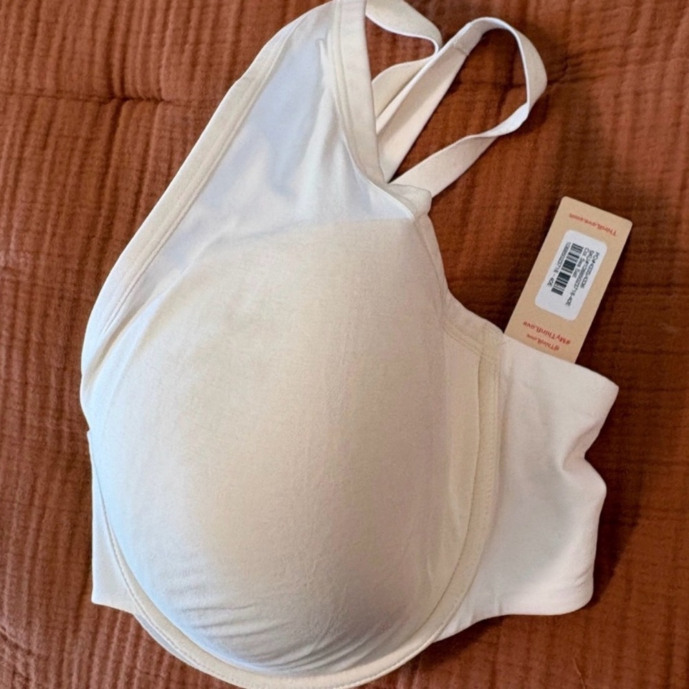 ThirdLove Organic Cloud Cotton Perfect Coverage Underwire Bra — Smooth Support
